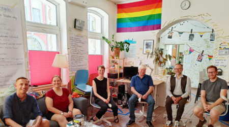 Besuch beim Jugendzentrum Queer Unity