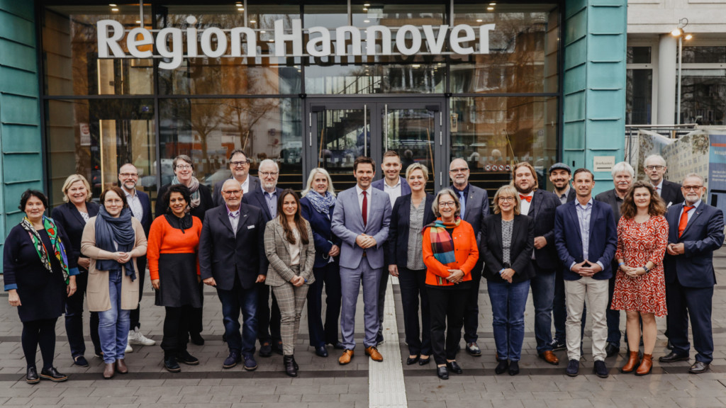 Die Mitglieder der SPD-Regionsfraktion Hannover